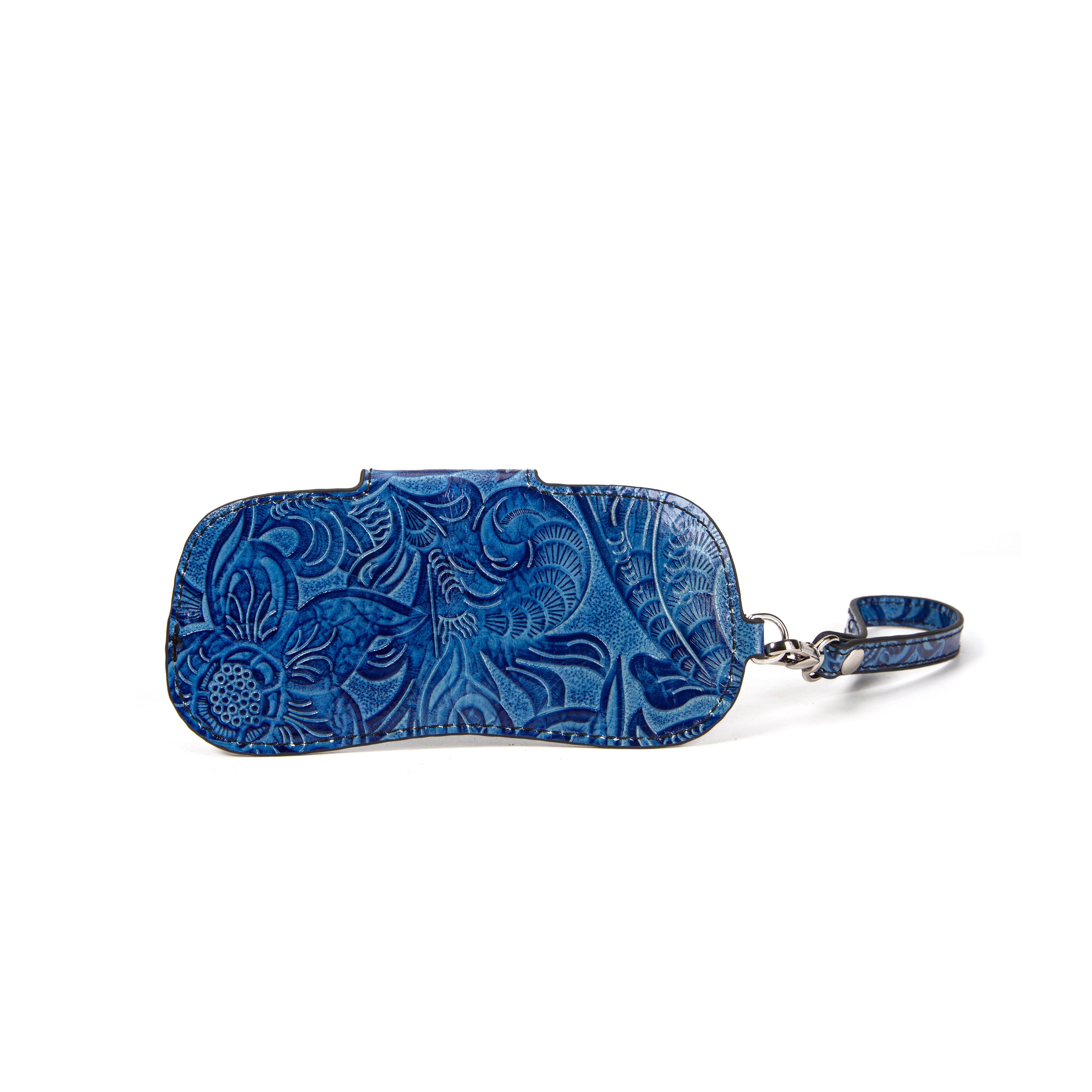 kate-lee-ecrin-tui-lunettes-cuir-bleu-arabesque image 2