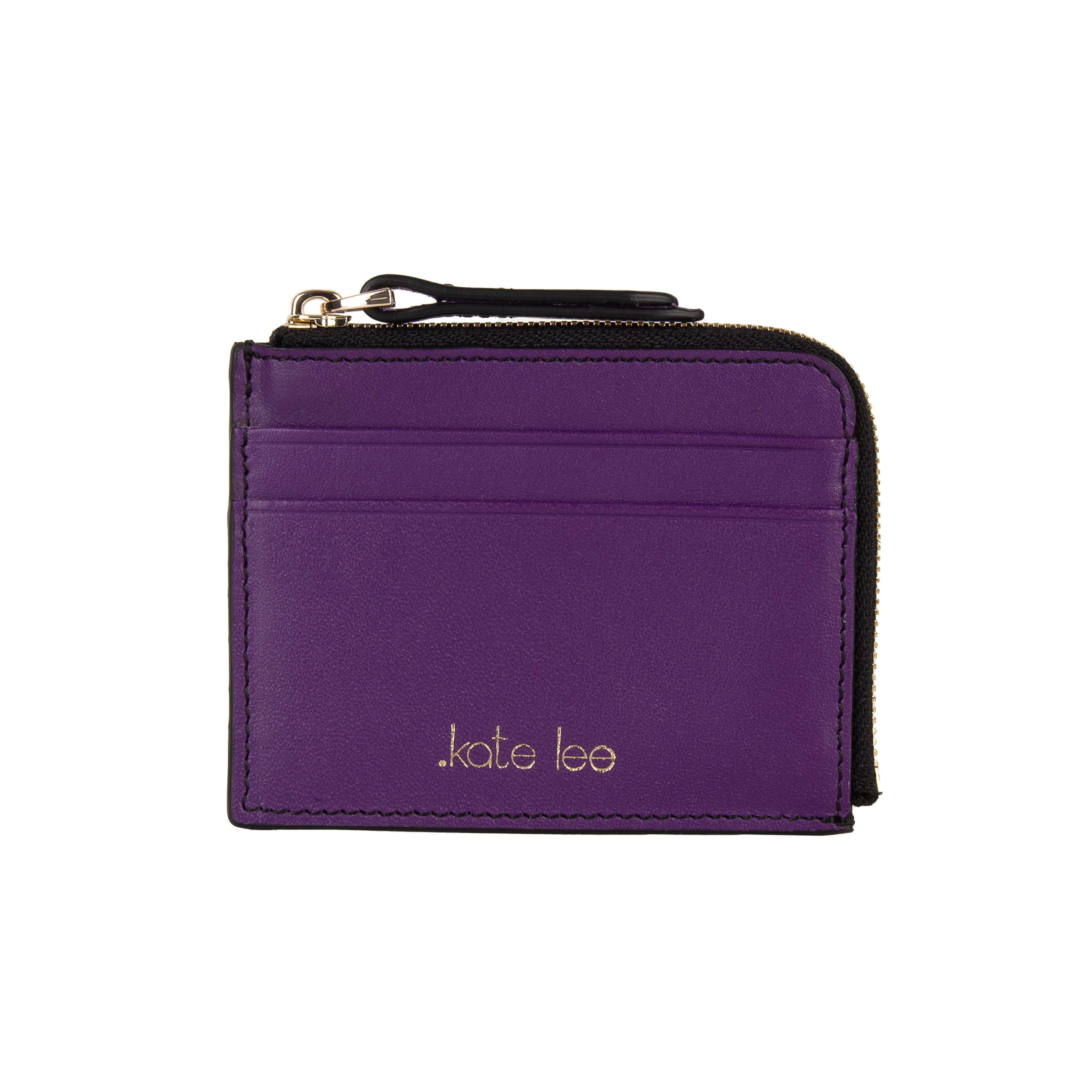 kate-lee-alo-s-porte-monnaie-cuir-violet-zipp-4-fentes image 1