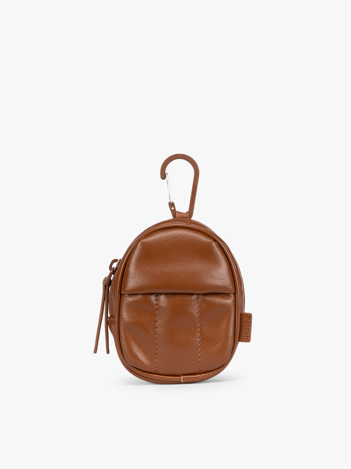 calpak-luka-charm-pochette-cuir-vegan-mushroom image 4