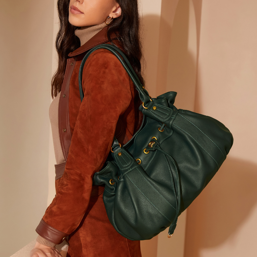 arthur-et-aston-camille-xl-sac-paule-cuir-vert image 1