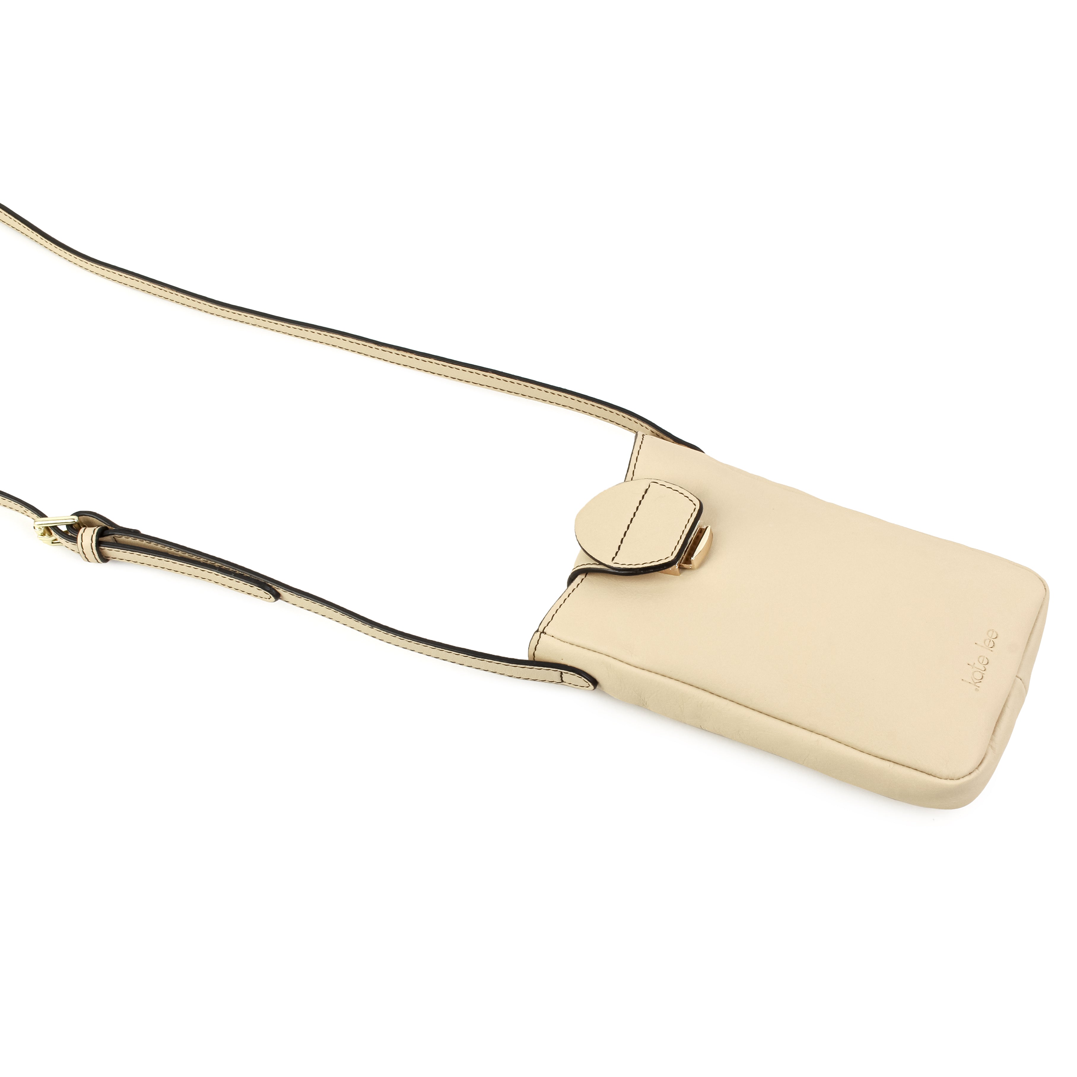 kate-lee-fiolaine-pochette-t-l-phone-cuir-cr-me image 2