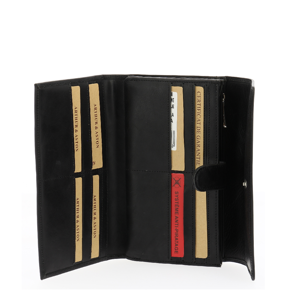 arthur-et-aston-rose-compagnon-rabat-portefeuille-cuir-noir image 3