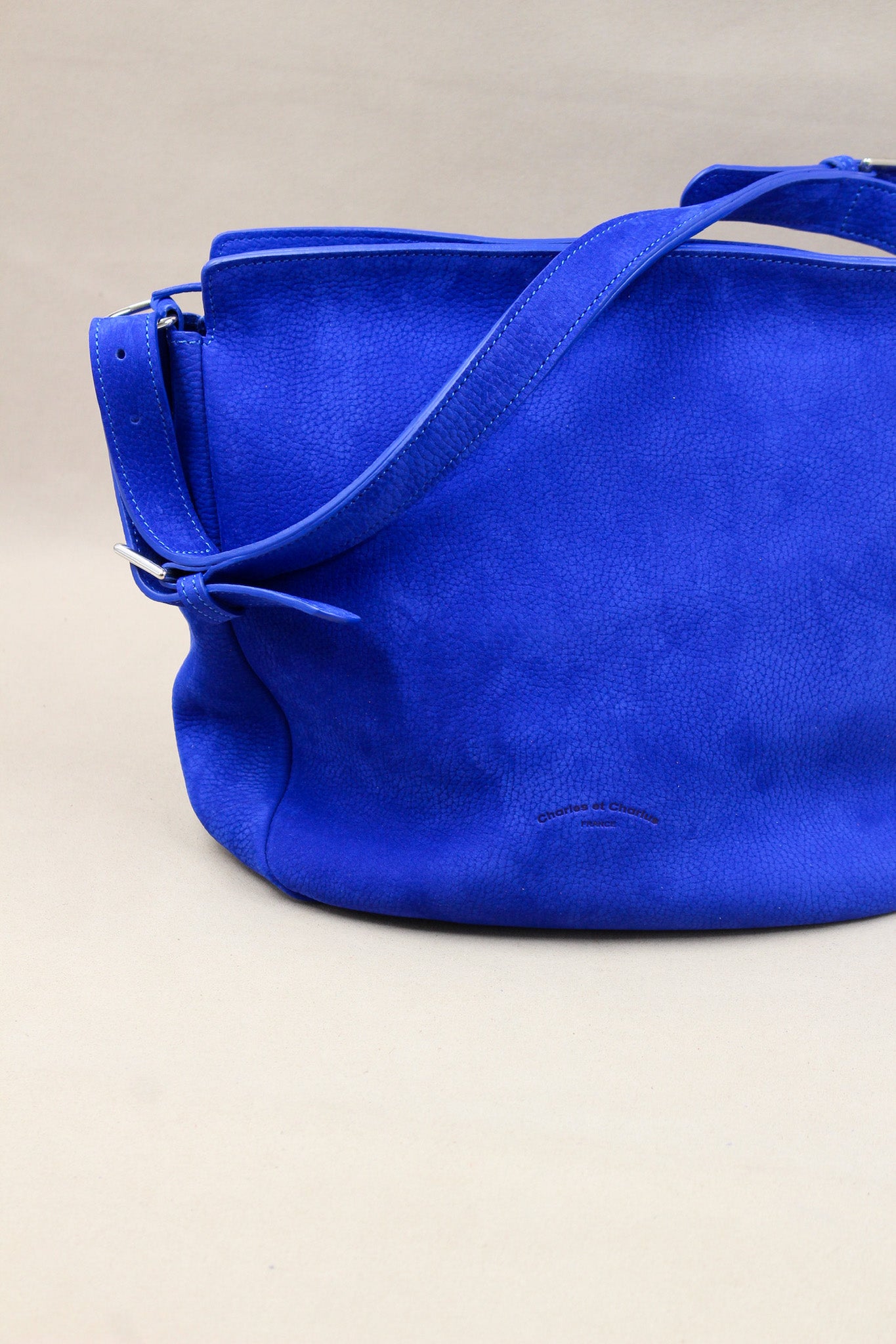 charles-et-charlus-janis-sac-cuir-nubuck-orange-30-cm image 7