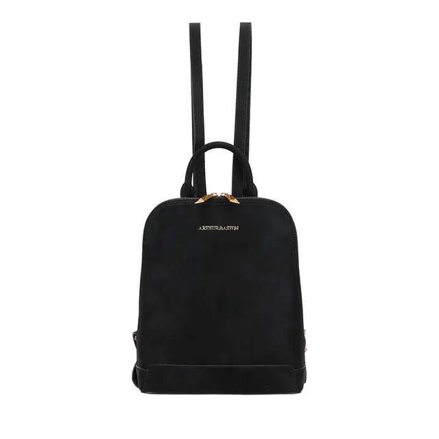 arthur-et-aston-madelena-grand-sac-dos-cuir-noir image 1