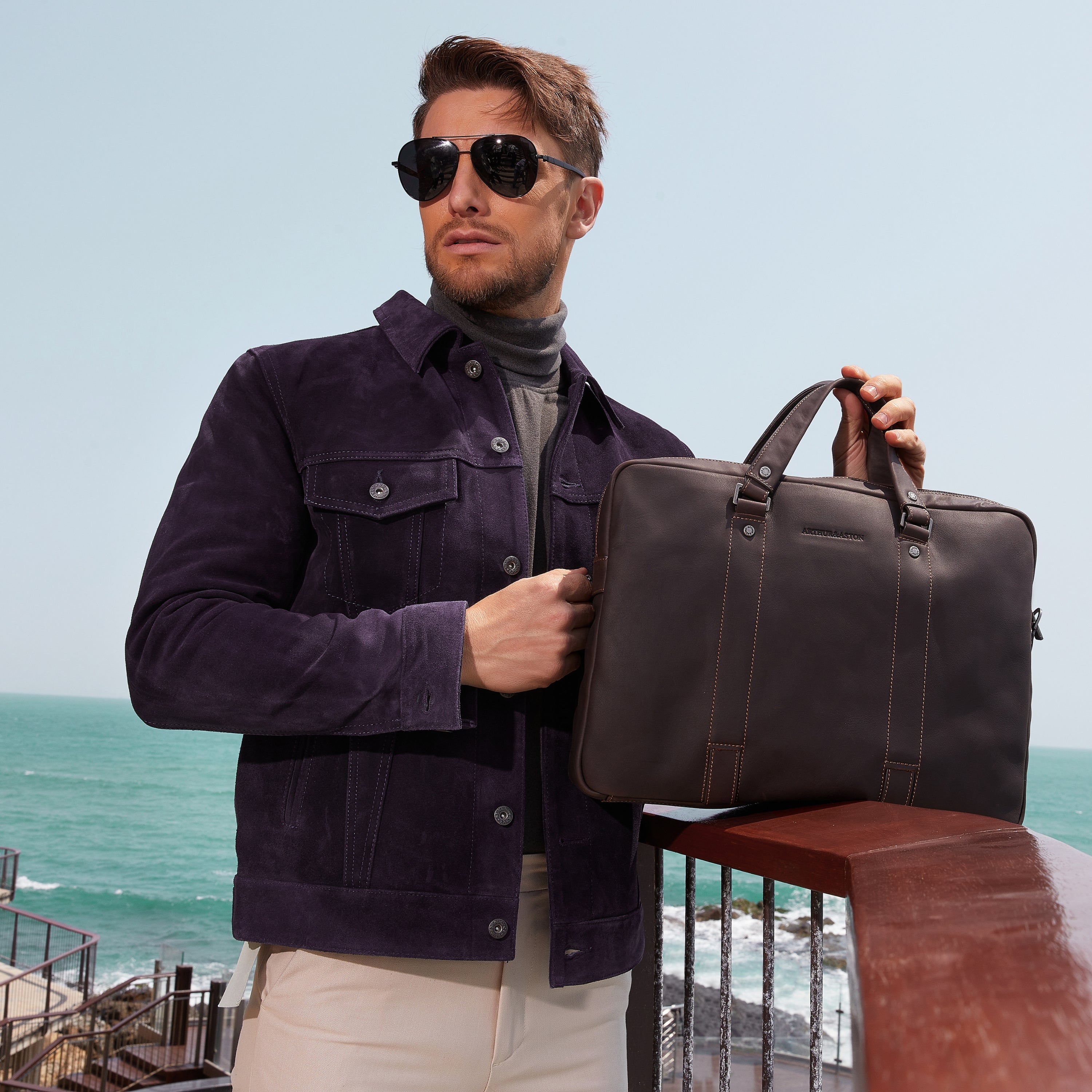 arthur-et-aston-n-ro-grand-porte-documents-cuir-cognac image 6