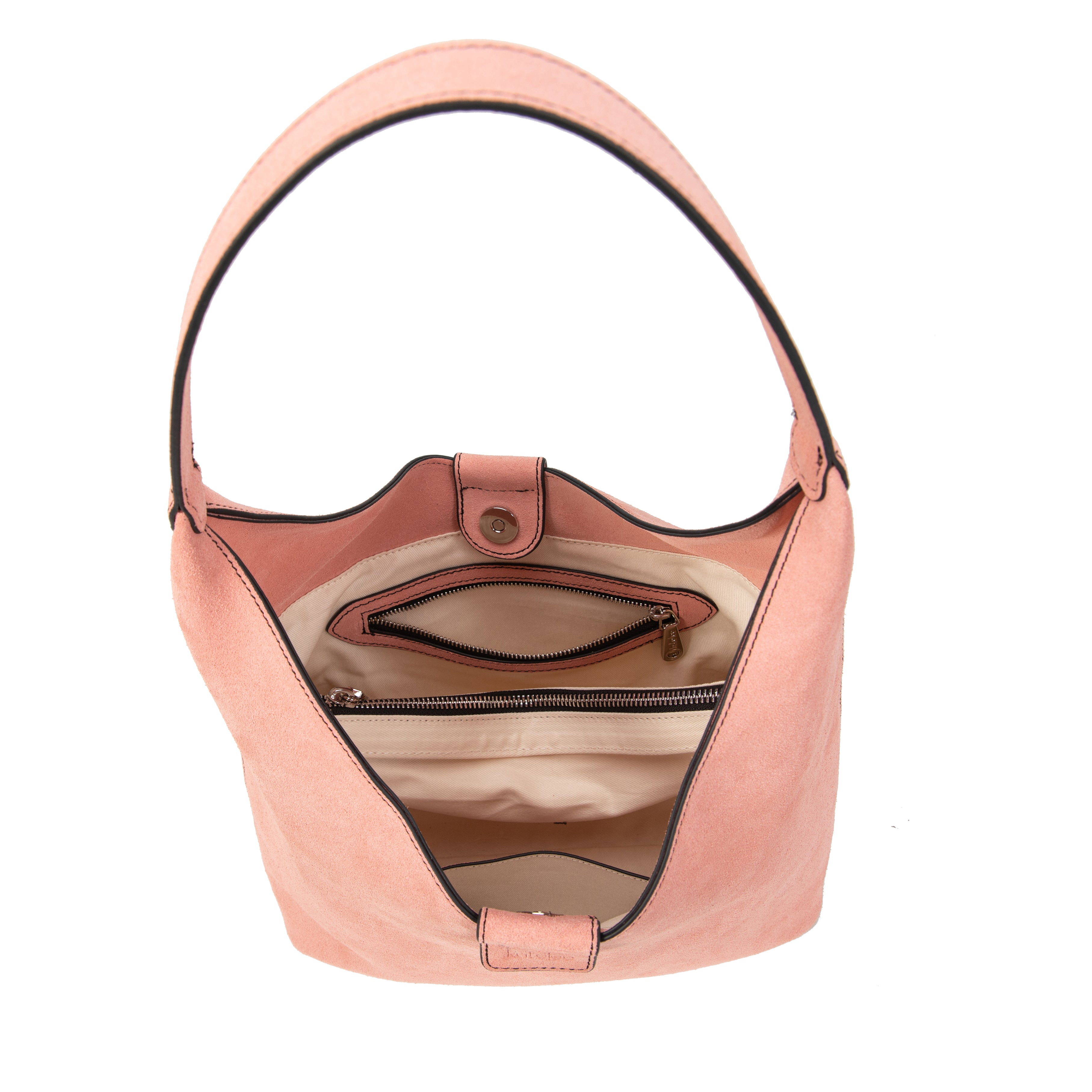 kate-lee-lune-petit-cabas-rose-vachette-velours image 3
