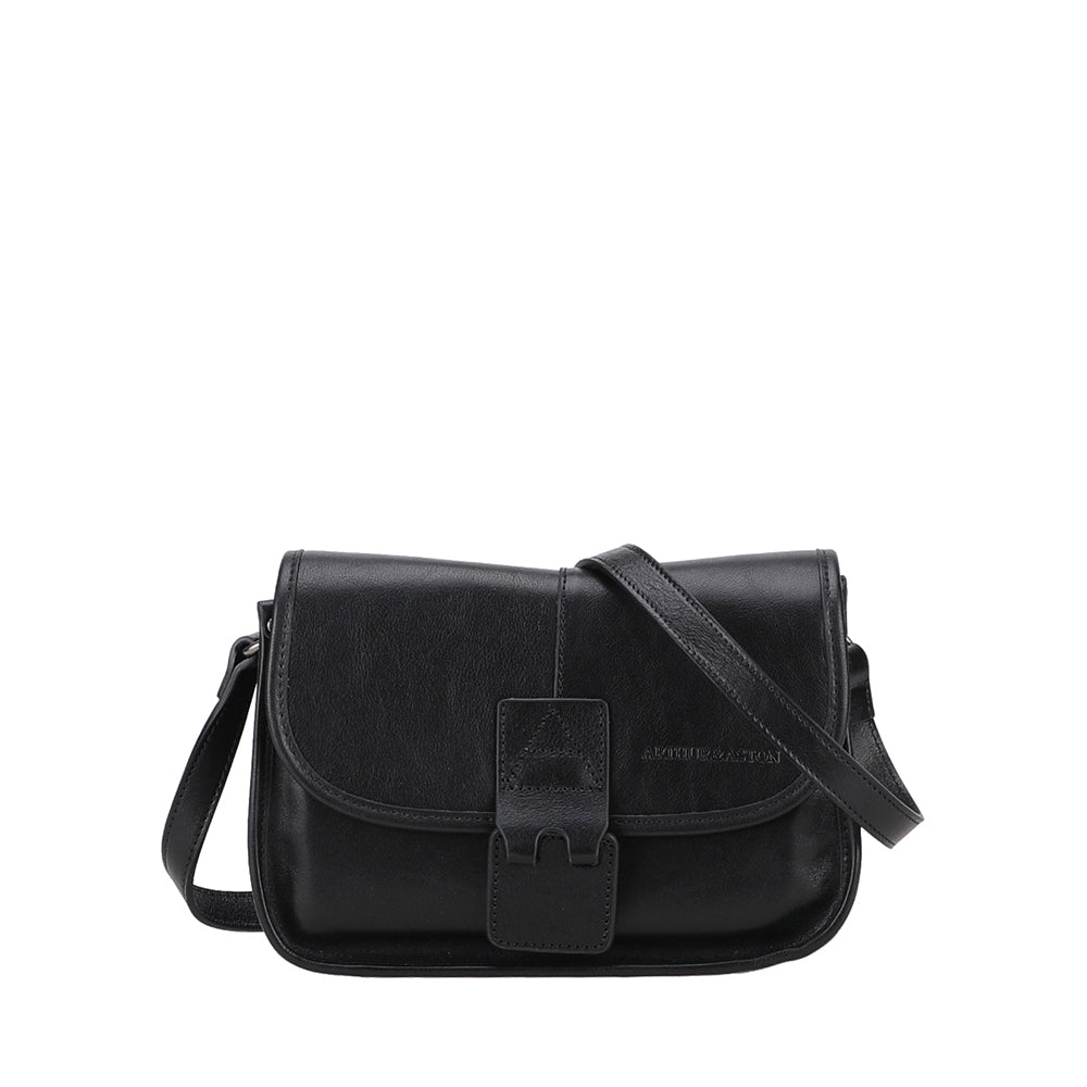 arthur-et-aston-edith-sac-bandouli-re-cuir-noir-s image 1