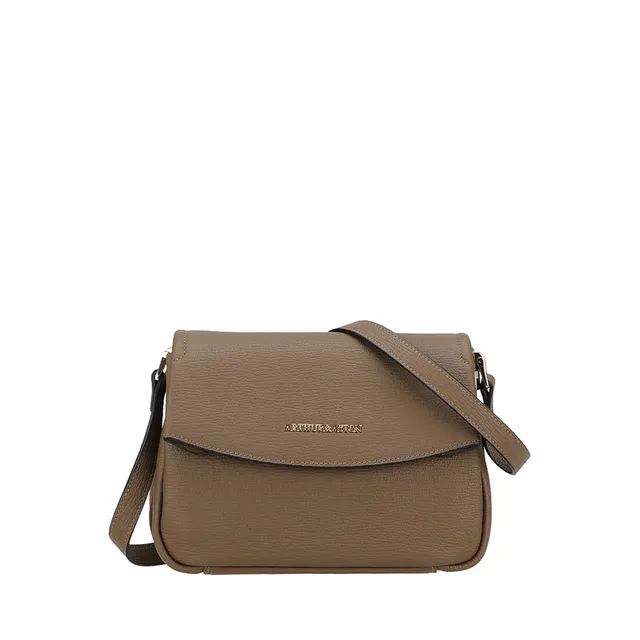 arthur-et-aston-nora-sac-bandouli-re-cuir-noir-pleine-fleur image 1