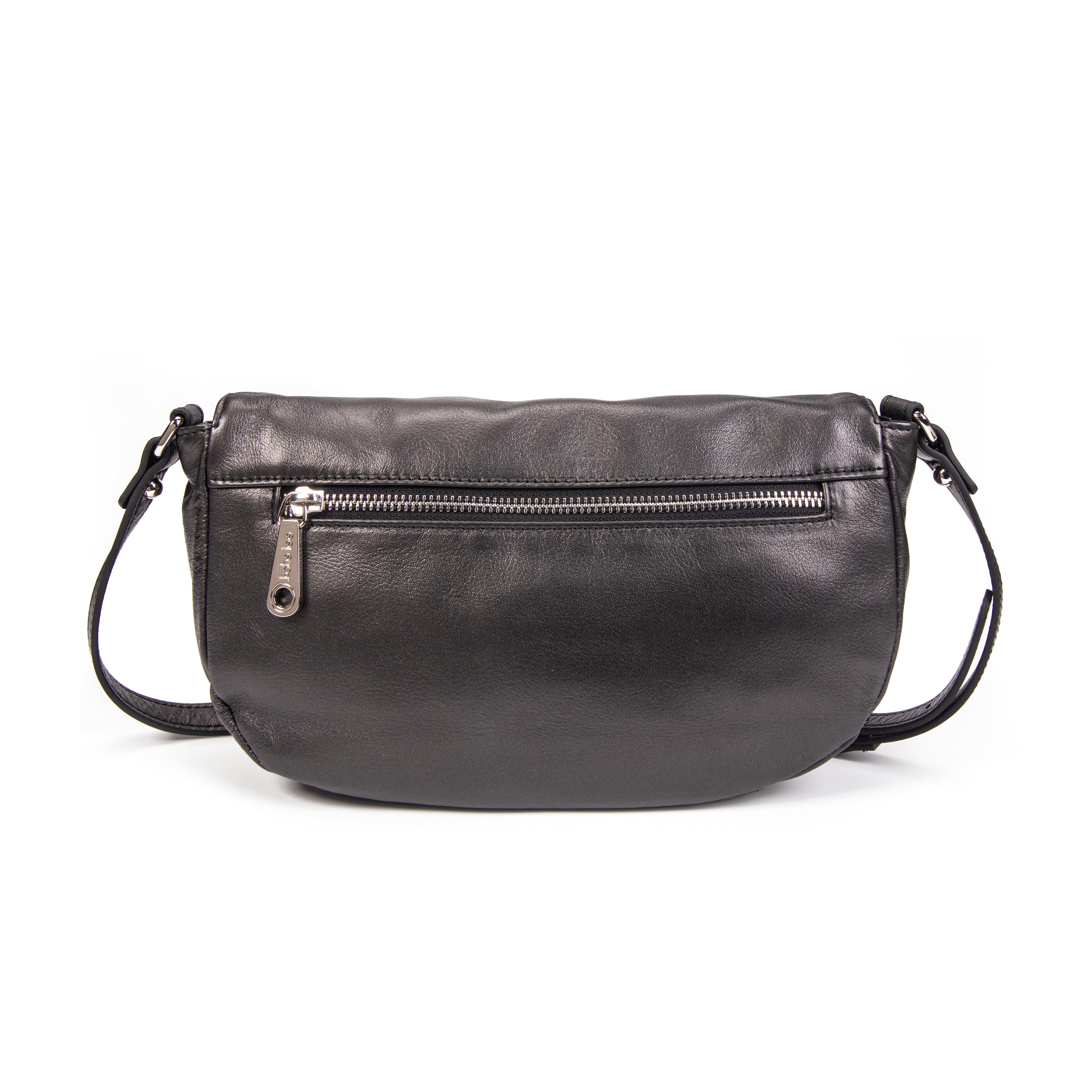 kate-lee-enara-sac-bandouli-re-cuir-vachette-nacr-e-noir image 4