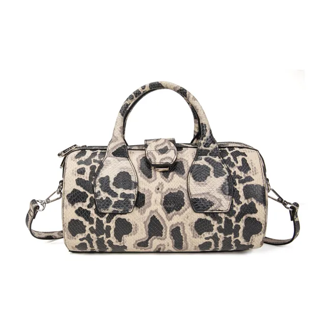 kate-lee-frola-sac-main-gris-serpent-vachette image 1