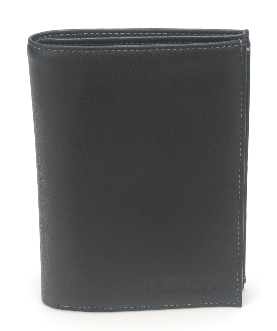 arthur-et-aston-dorian-portefeuille-cuir-homme-noir-foulonn image 1