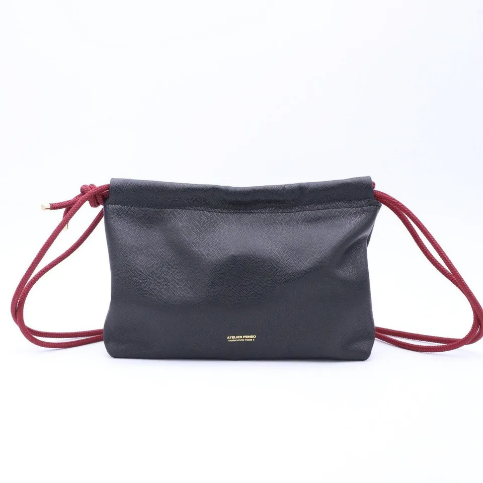 atelier-penso-lut-ce-sac-crossbody-cuir-noir-caviar image 1
