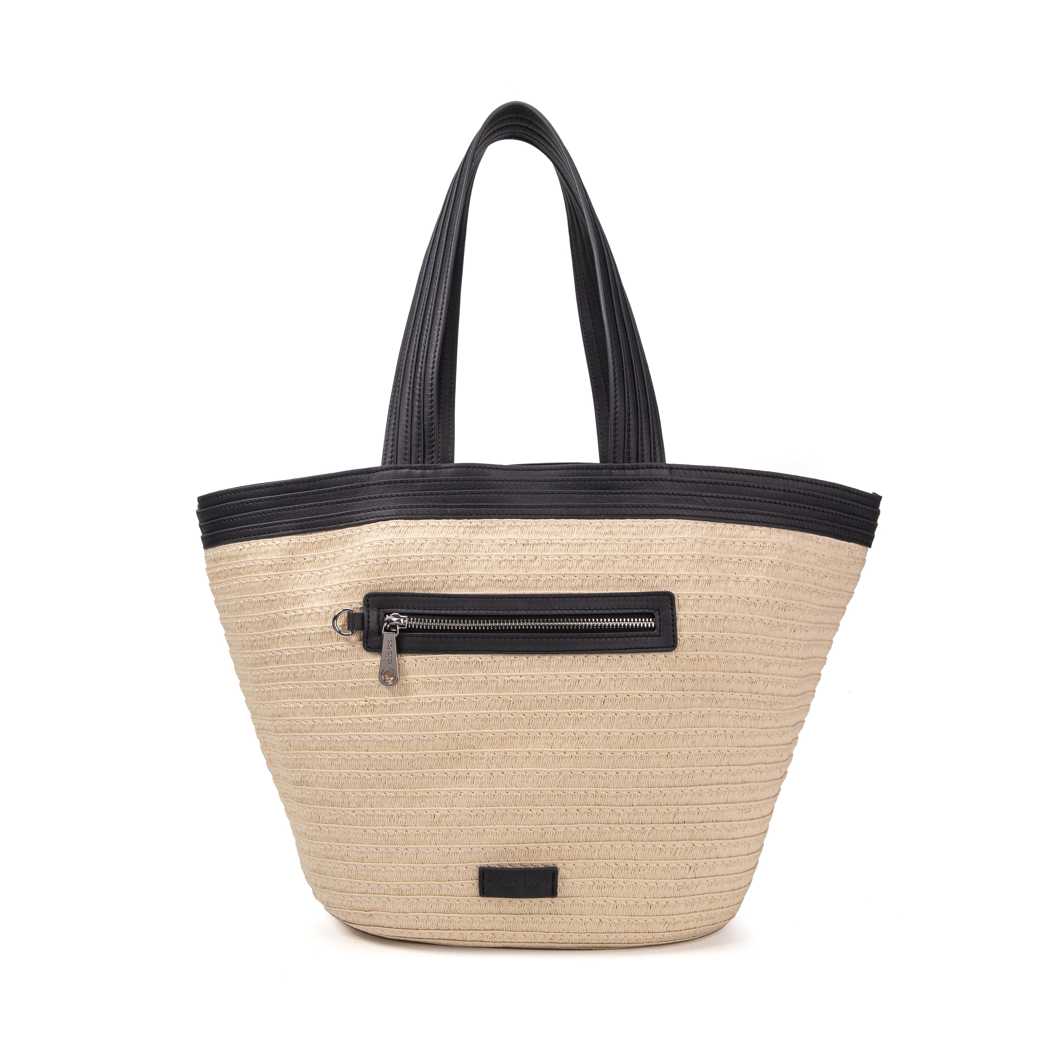 kate-lee-cabas-patty-sac-cabas-paille-bleu-fonc-50-cm image 1