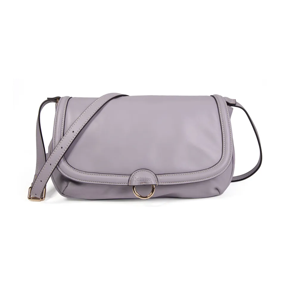 kate-lee-new-zelie-sac-bandouli-re-cuir-gris-clair image 1