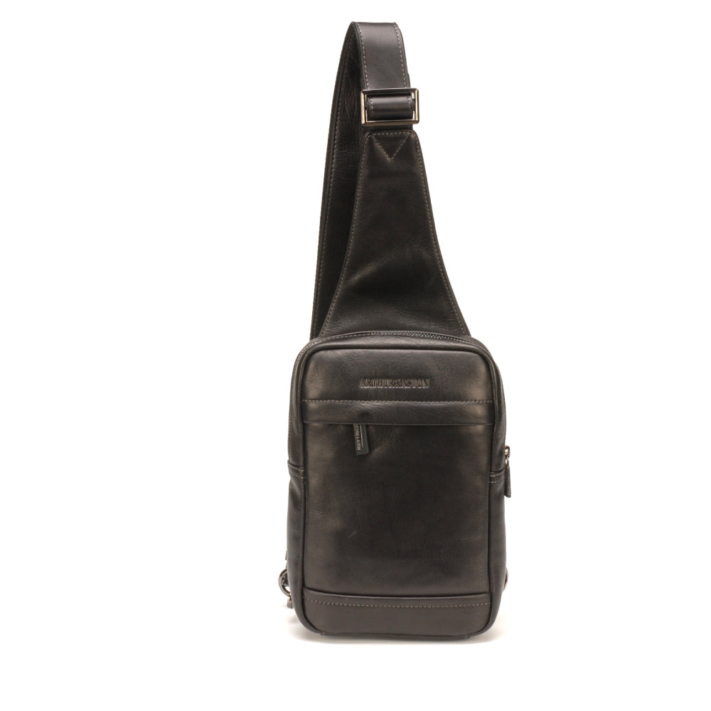 arthur-et-aston-pablo-body-bag-cuir-noir-vachette-plong image 5