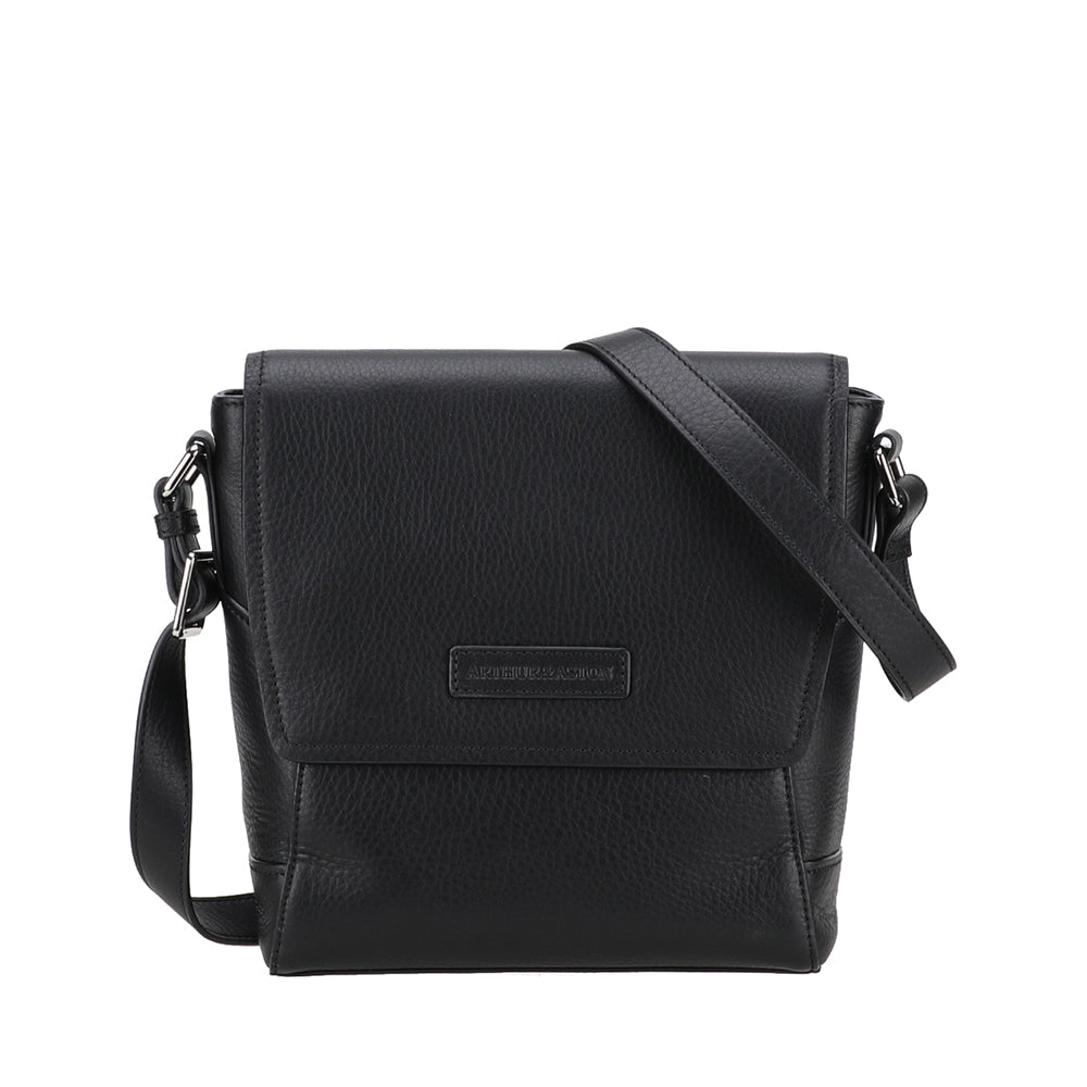 arthur-et-aston-jos-sac-travers-rabat-cuir-cognac-pleine-fleur image 5