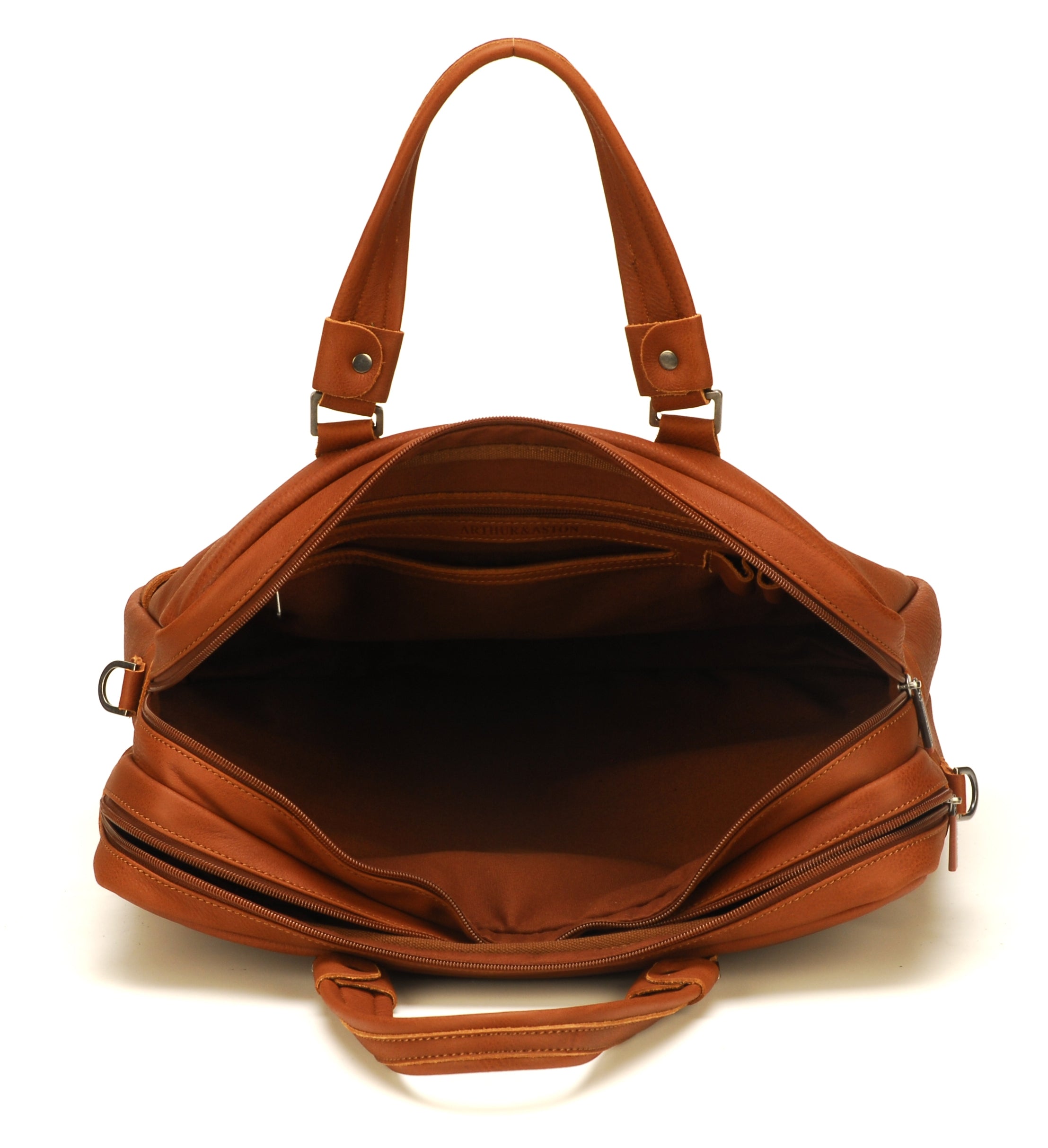 arthur-et-aston-oscar-porte-document-cuir-cognac-2-soufflets image 6