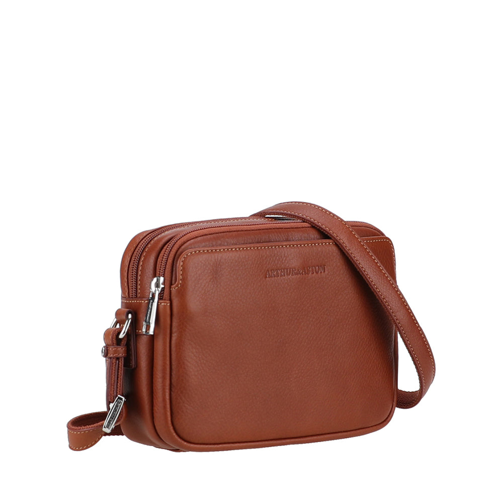 arthur-et-aston-ange-petite-besace-cuir-noir-vachette image 2