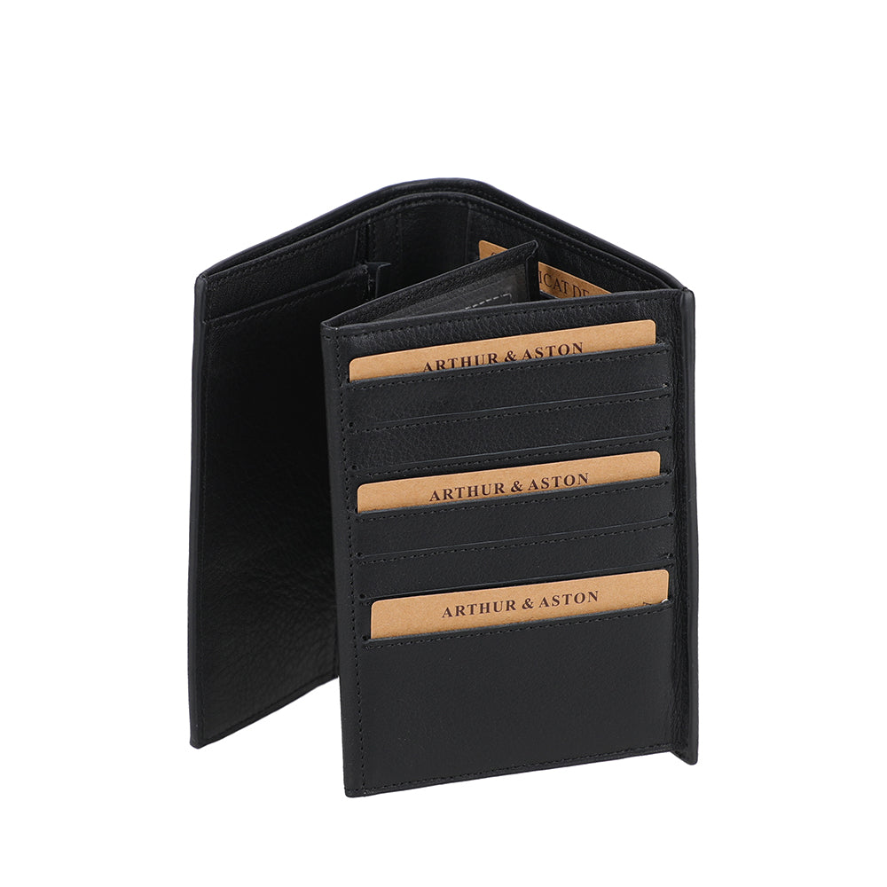 arthur-et-aston-jos-grand-portefeuille-cuir-noir-14-cartes image 2