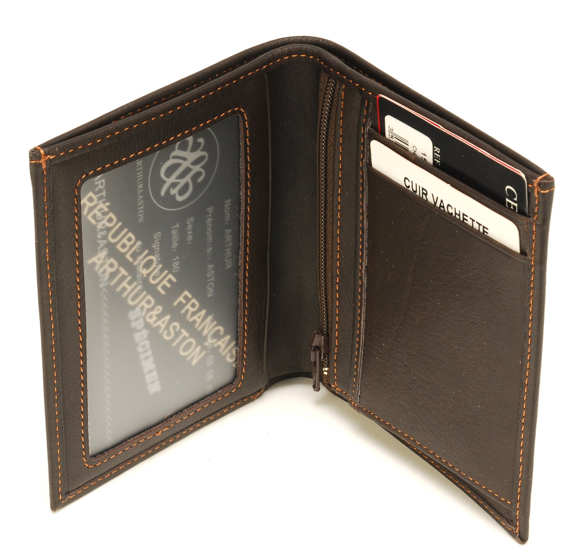 arthur-et-aston-pablo-portefeuille-mini-cuir-plong-cognac image 8