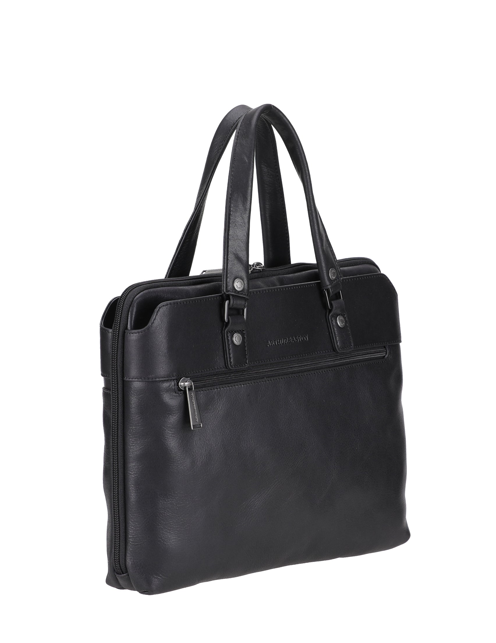 arthur-et-aston-cosmo-porte-ordinateur-cuir-noir image 2
