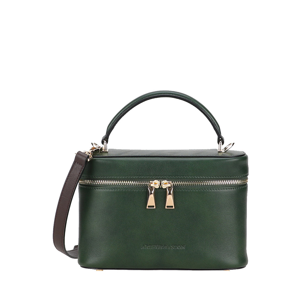 arthur-et-aston-l-onille-sac-vanity-cuir-vert-structur image 2