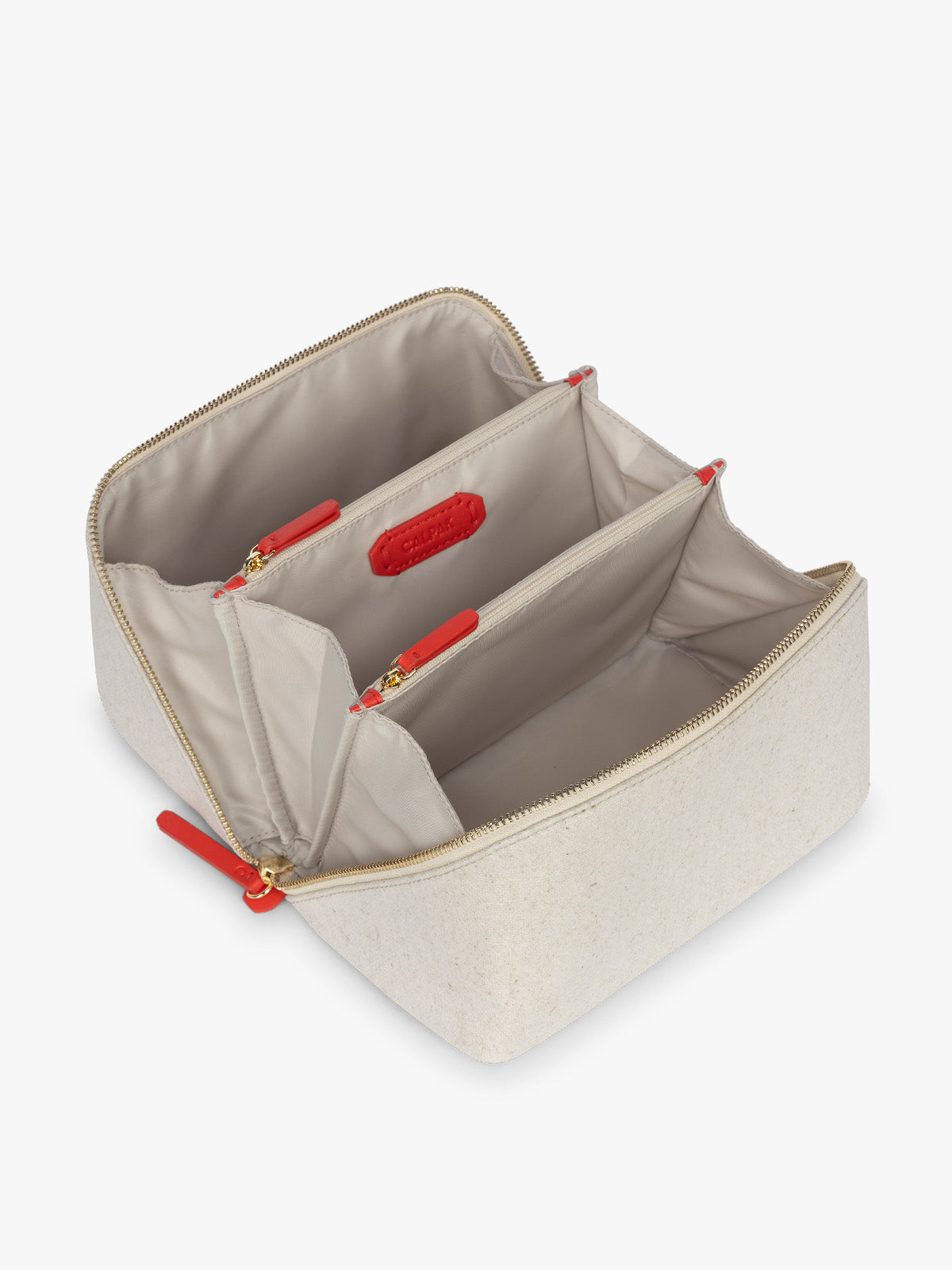 calpak-colette-trousse-toilette-toile-natural-tomato-plate image 4