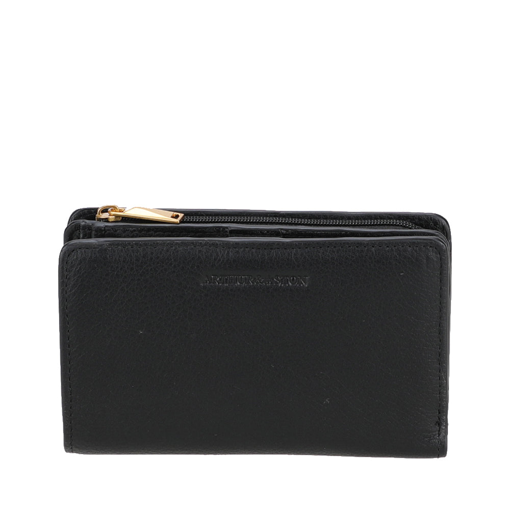 arthur-et-aston-elsa-portefeuille-cuir-noir-rfid-femme image 3