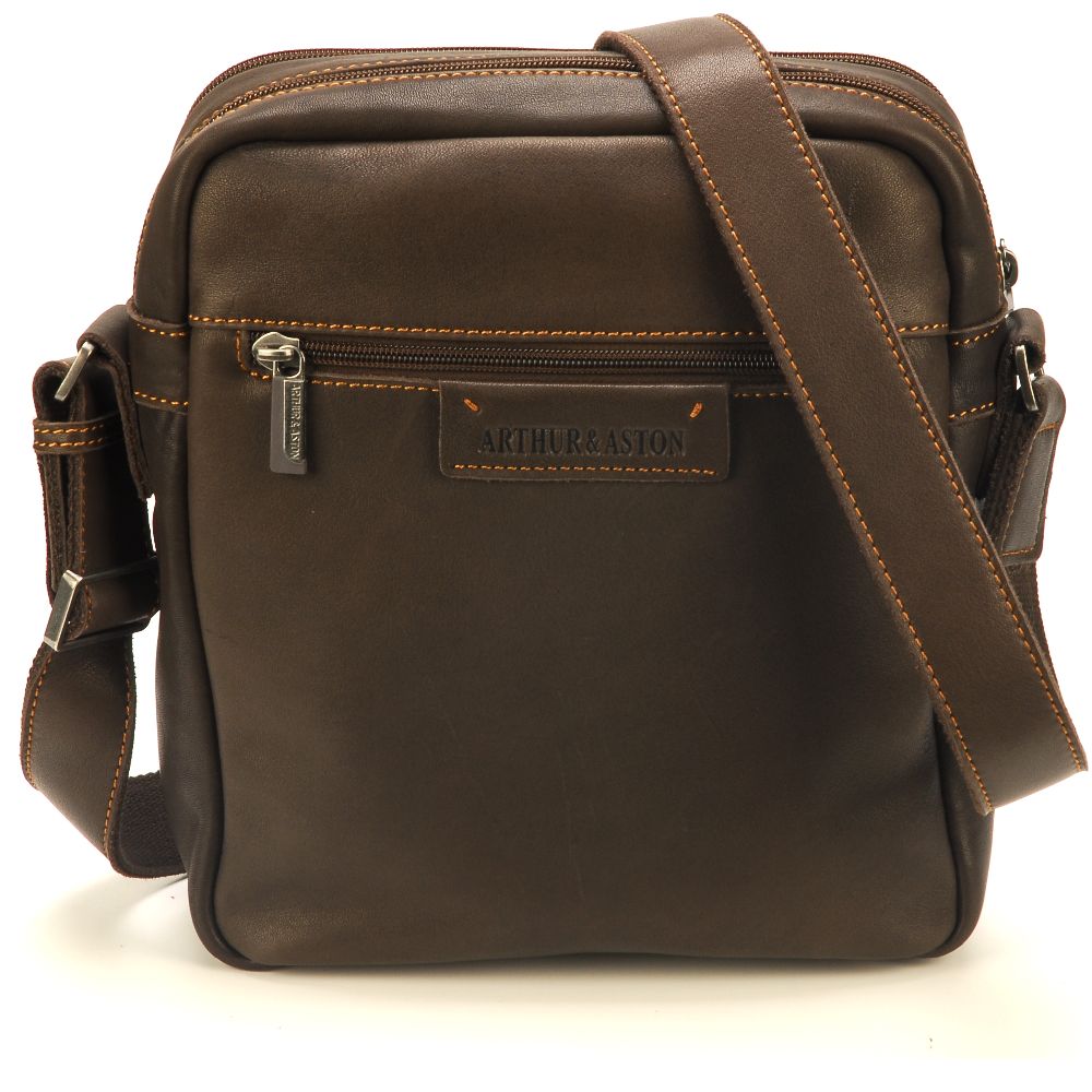 arthur-et-aston-johany-sac-travers-cuir-homme-ch-taigne image 1