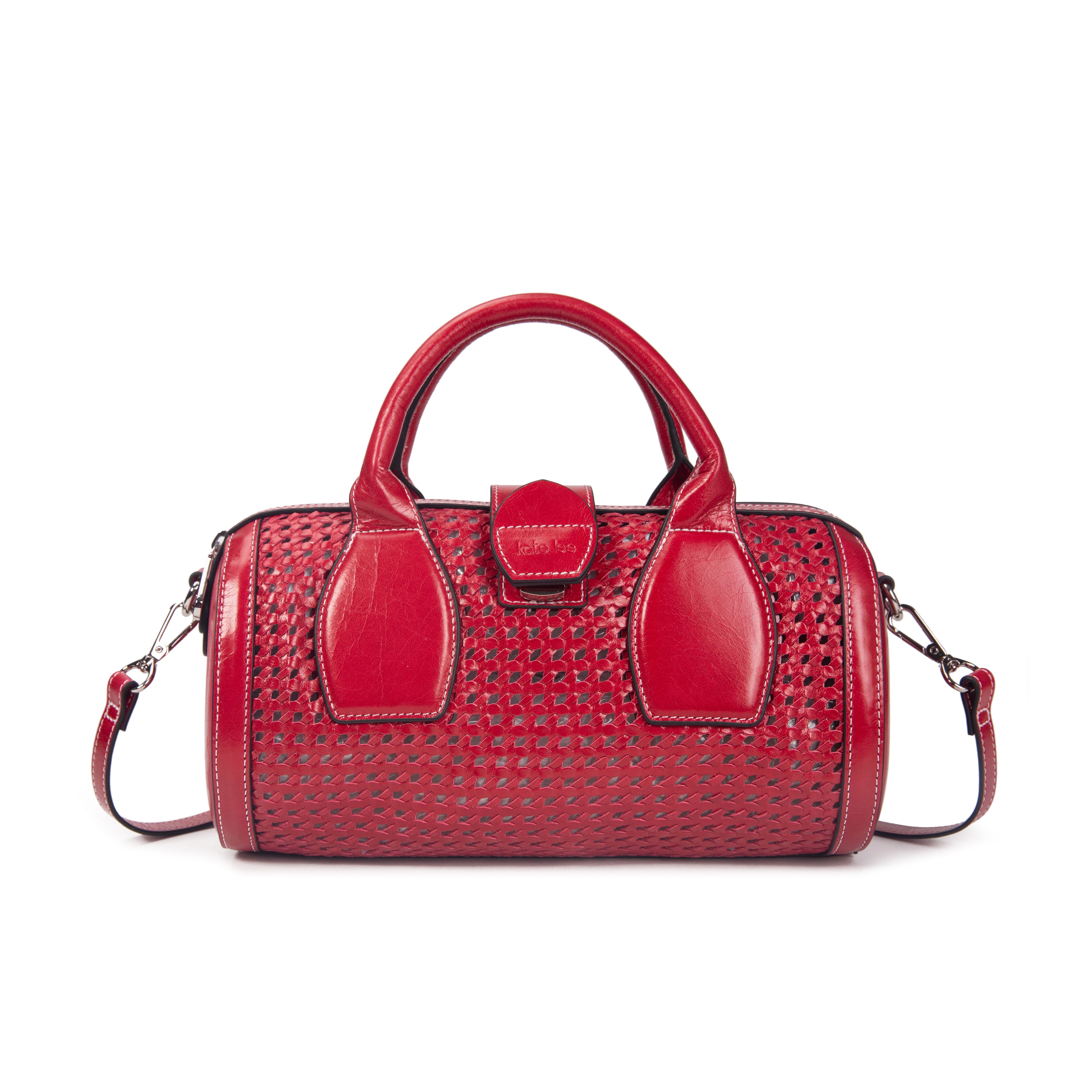 kate-lee-frola-sac-bowling-rose-vachette-tress-e-flamme image 1