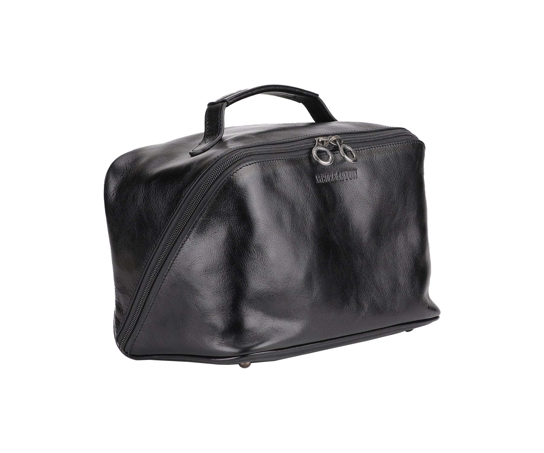 arthur-et-aston-edith-trousse-de-toilette-cuir-noir image 2