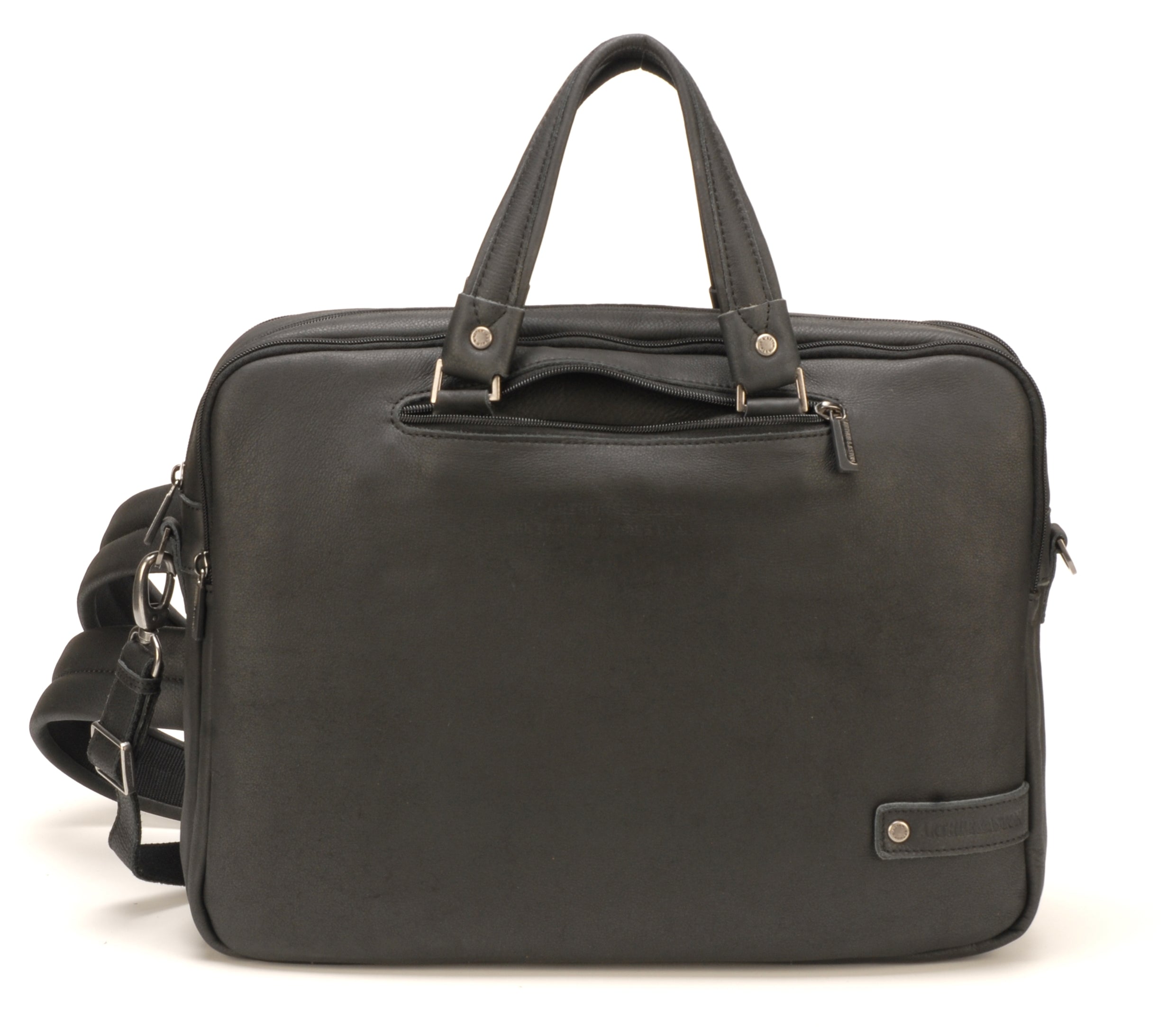 arthur-et-aston-oscar-porte-document-cuir-noir-ordinateur image 1