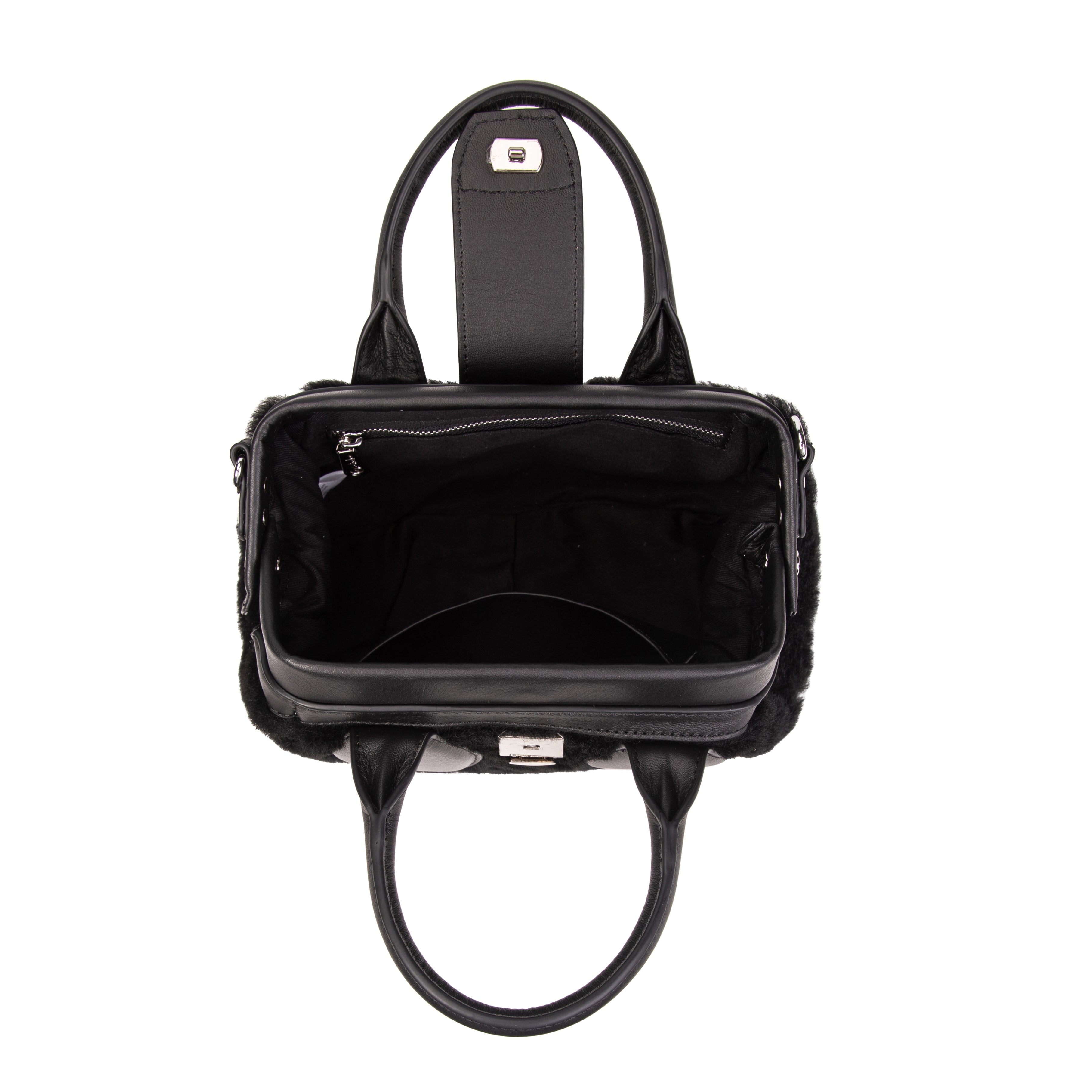 kate-lee-pikasso-sac-shearling-cuir-noir image 3