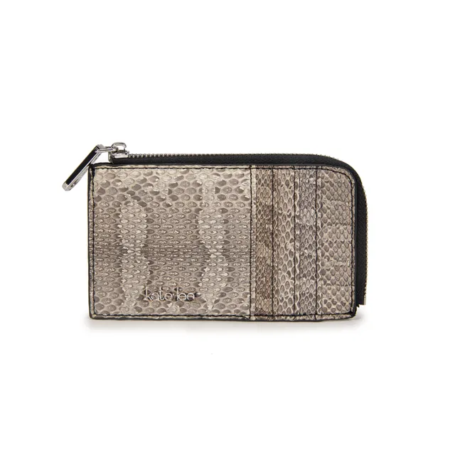 kate-lee-alo-sa-portefeuille-beige-fonc-serpent image 1