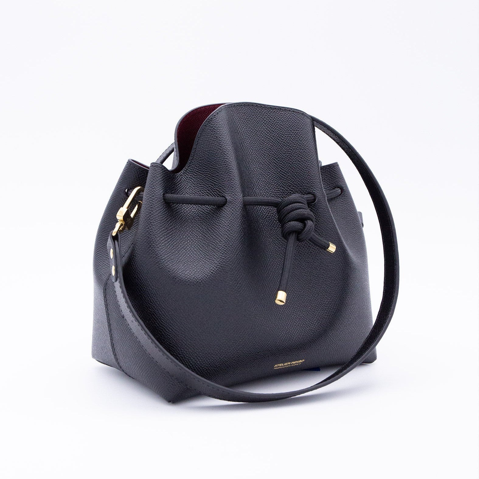 atelier-penso-bandouli-re-cuir-pour-bucket-accessoire-sac image 5