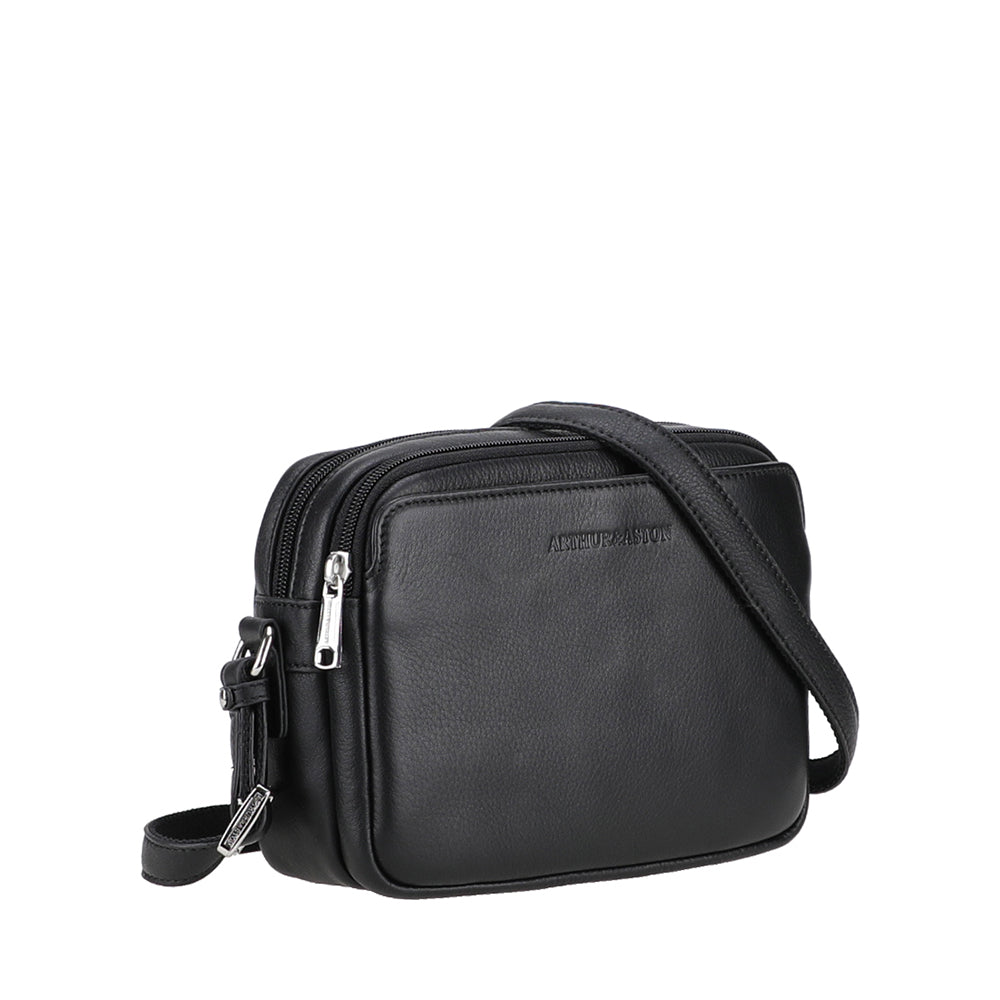 arthur-et-aston-ange-petite-besace-cuir-noir-vachette image 6