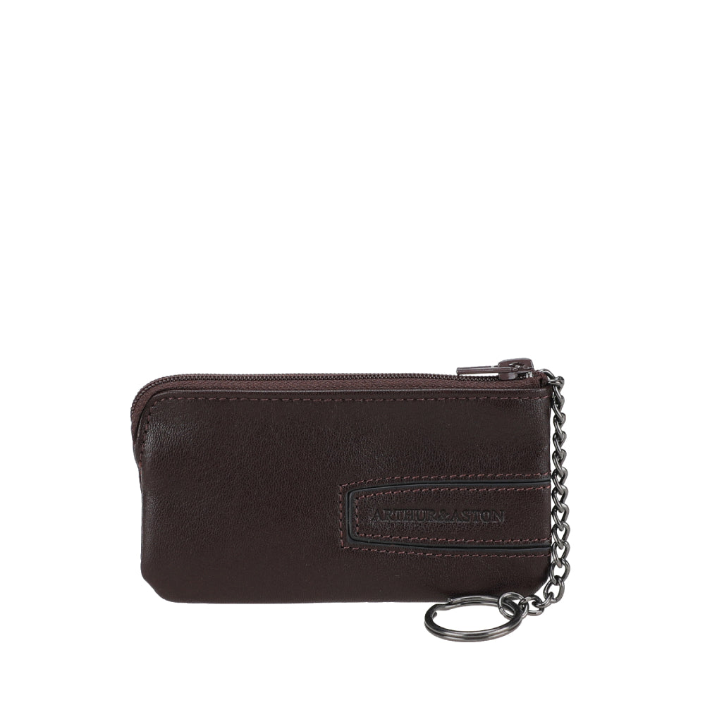 arthur-et-aston-l-on-porte-monnaie-cuir-noir-zipp-fin image 3