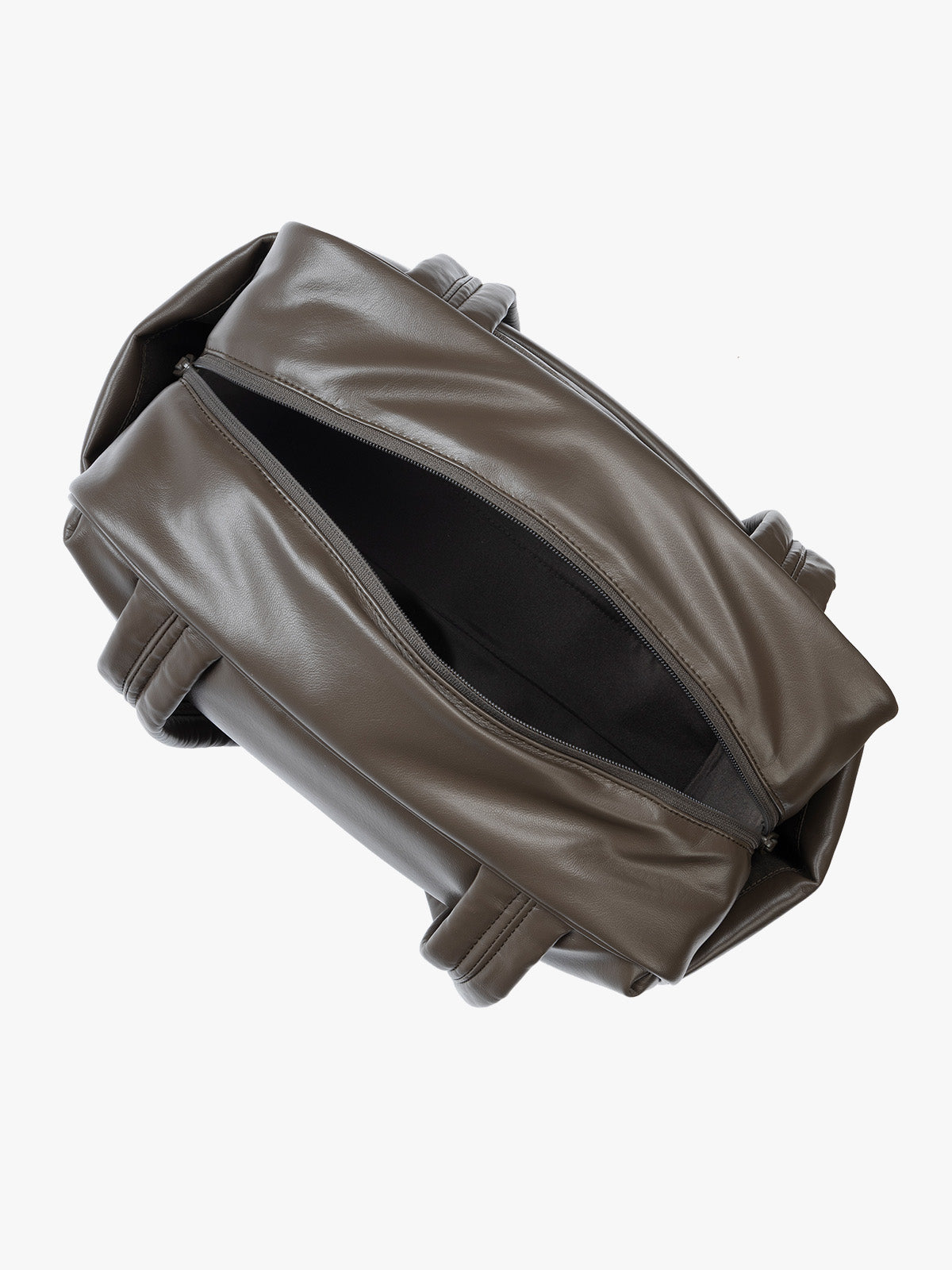 calpak-luka-mini-duffel-sac-polochon-noir-simili-cuir image 4