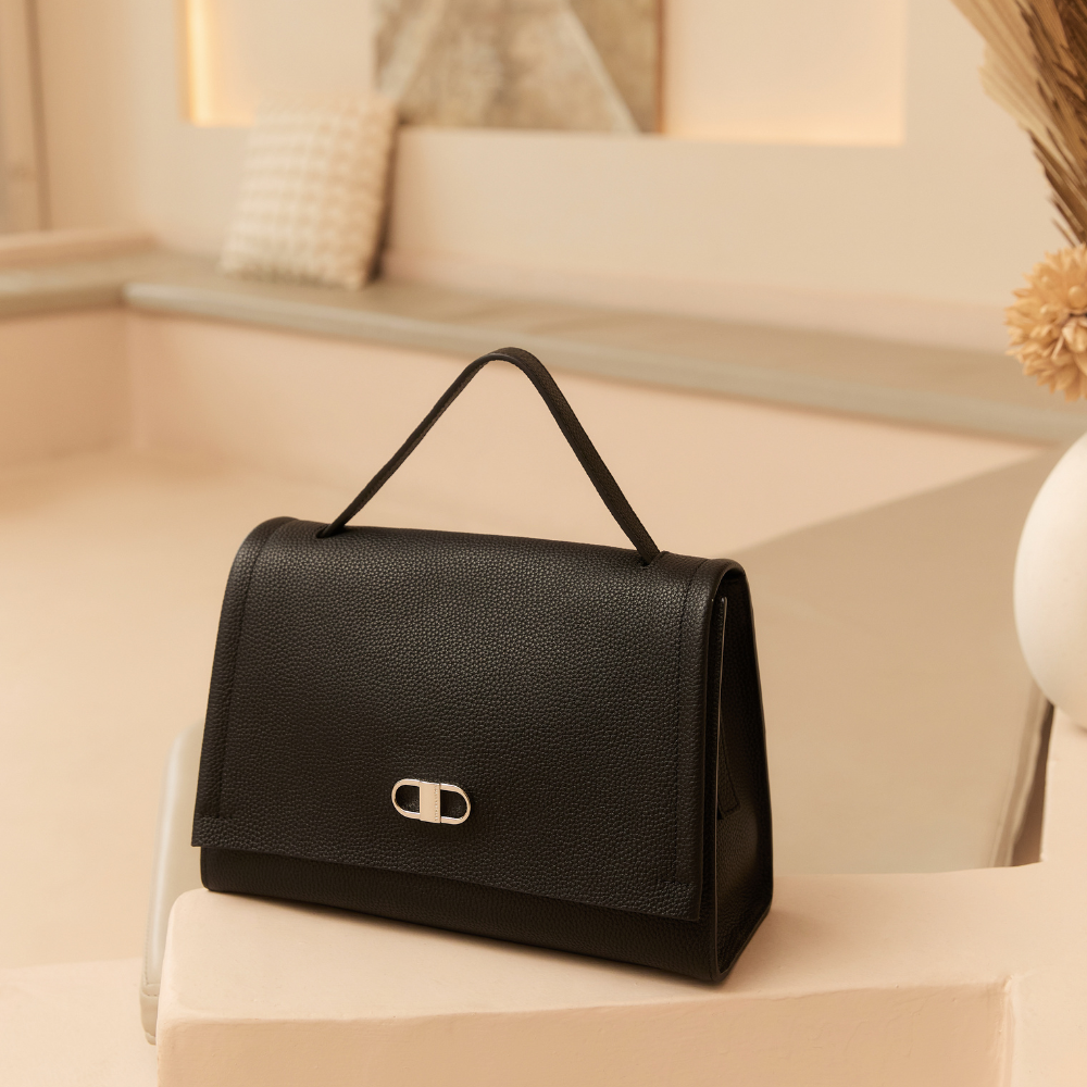 arthur-et-aston-daphn-sac-main-cuir-noir image 3