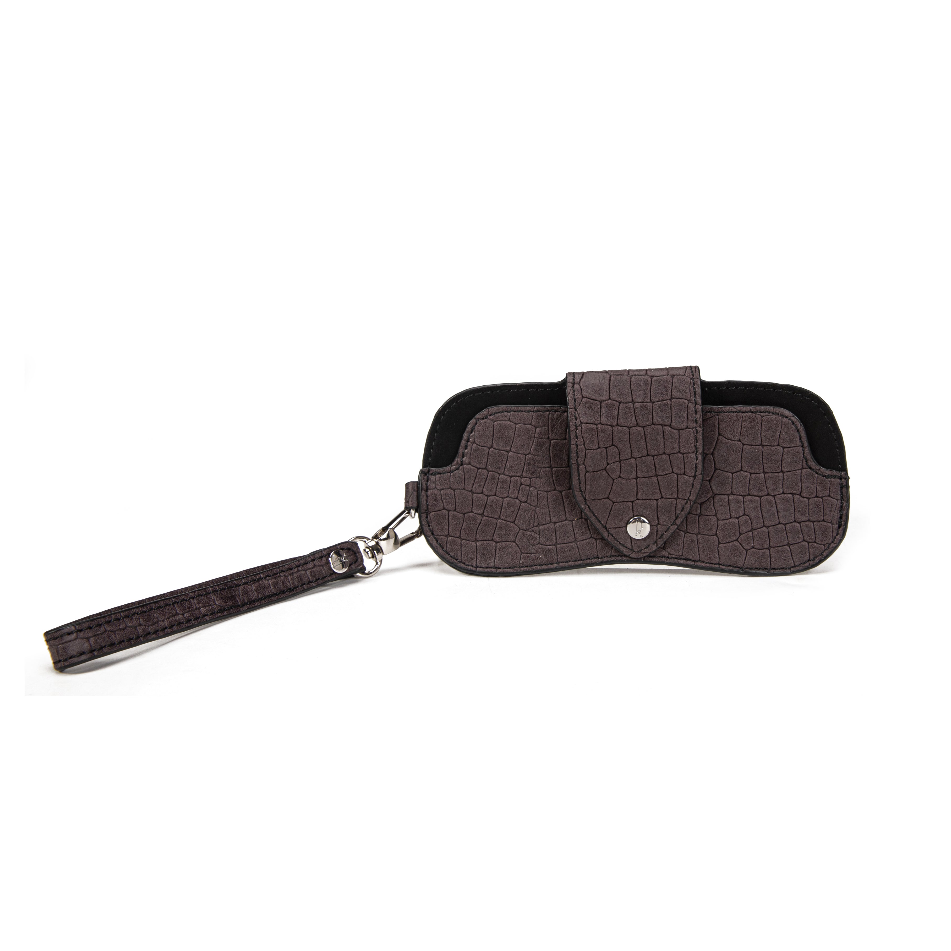 kate-lee-ecrin-tui-lunettes-cuir-croco-violet image 1