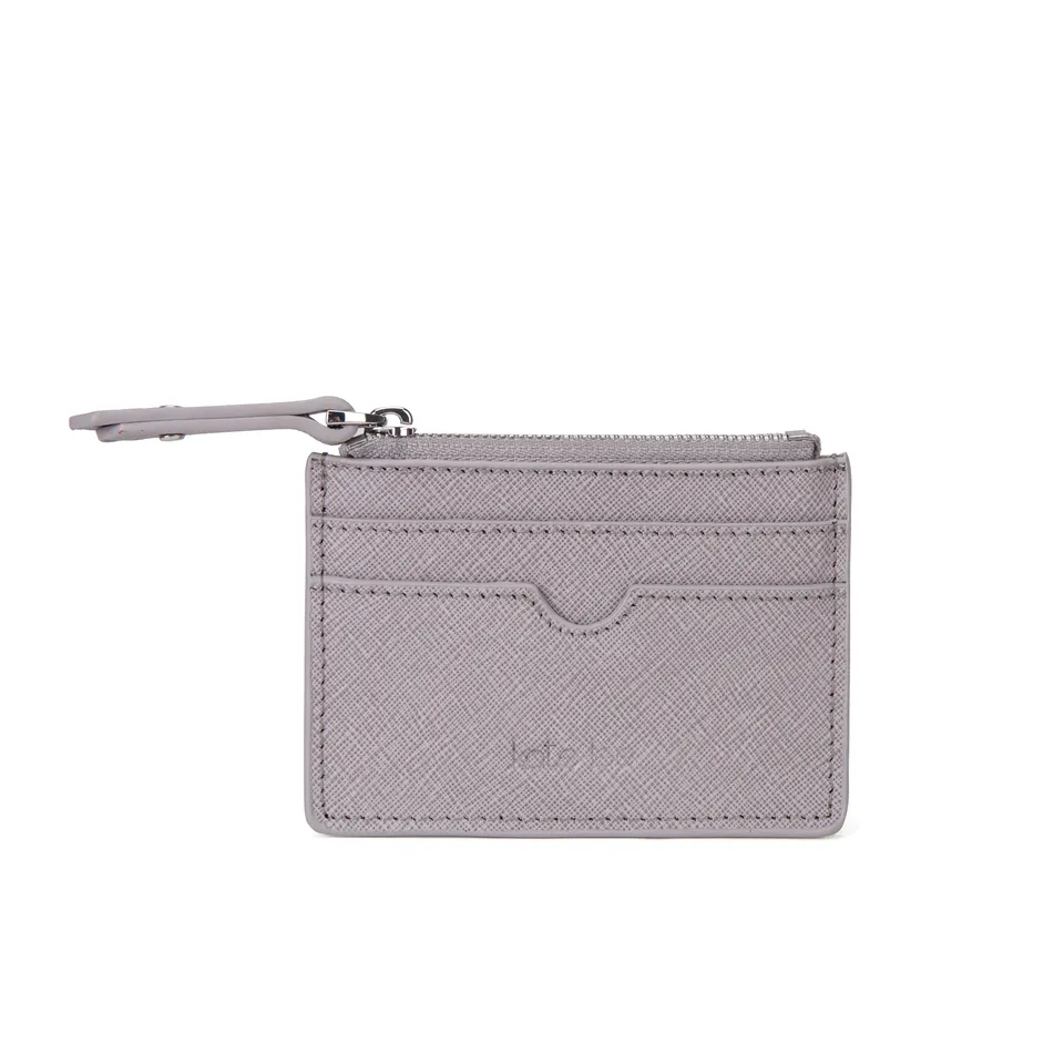 kate-lee-anyssa-sa-porte-monnaie-gris-clair-vachette image 1