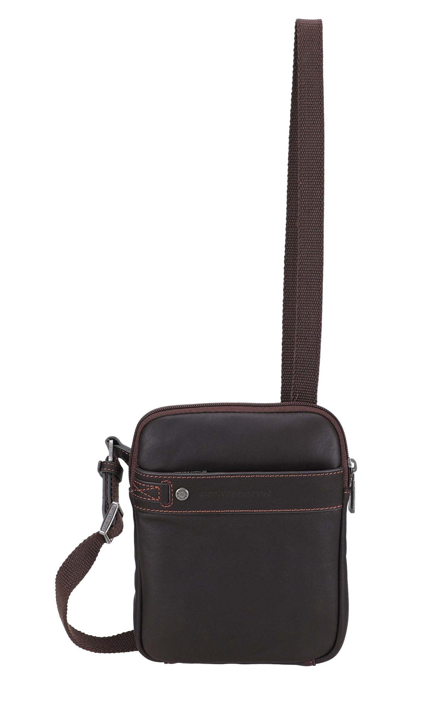 arthur-et-aston-n-ro-body-bag-cuir-homme-noir-pleine-fleur image 7
