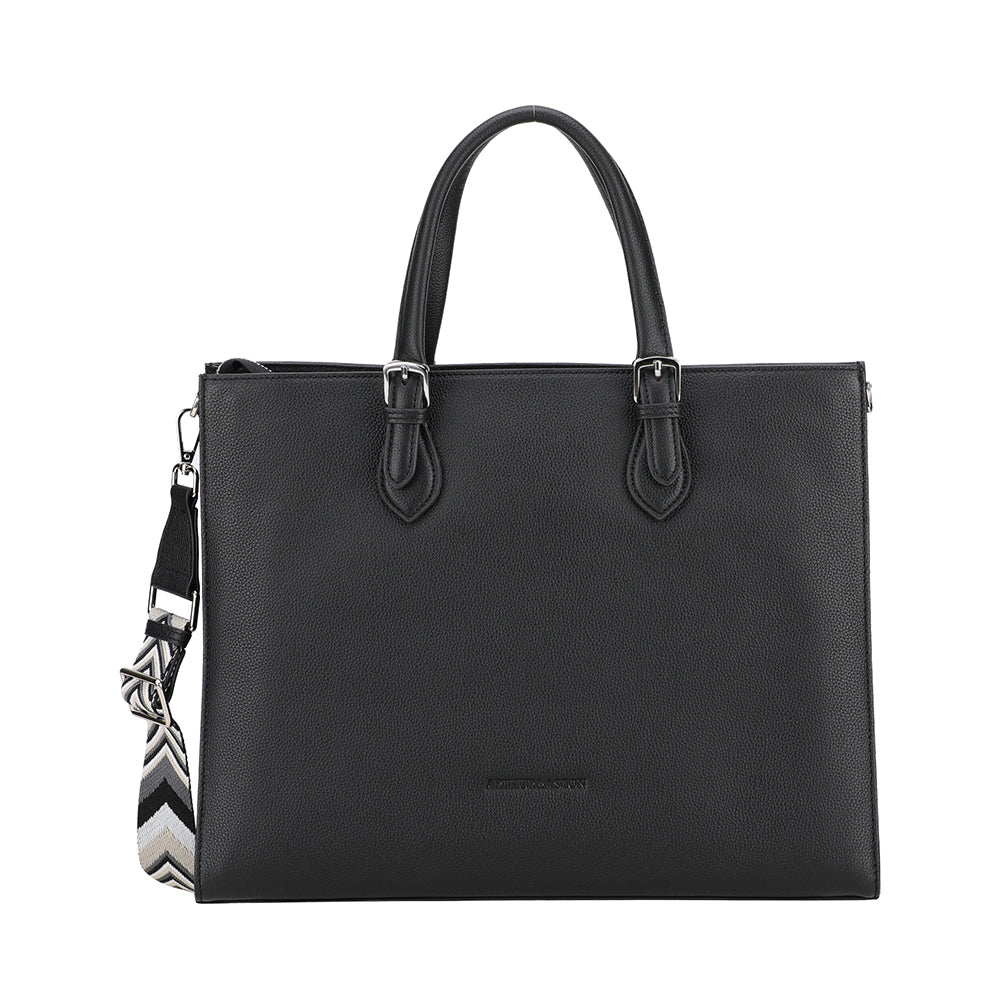 arthur-et-aston-homme-ga-l-sac-porte-main-cuir-noir image 1