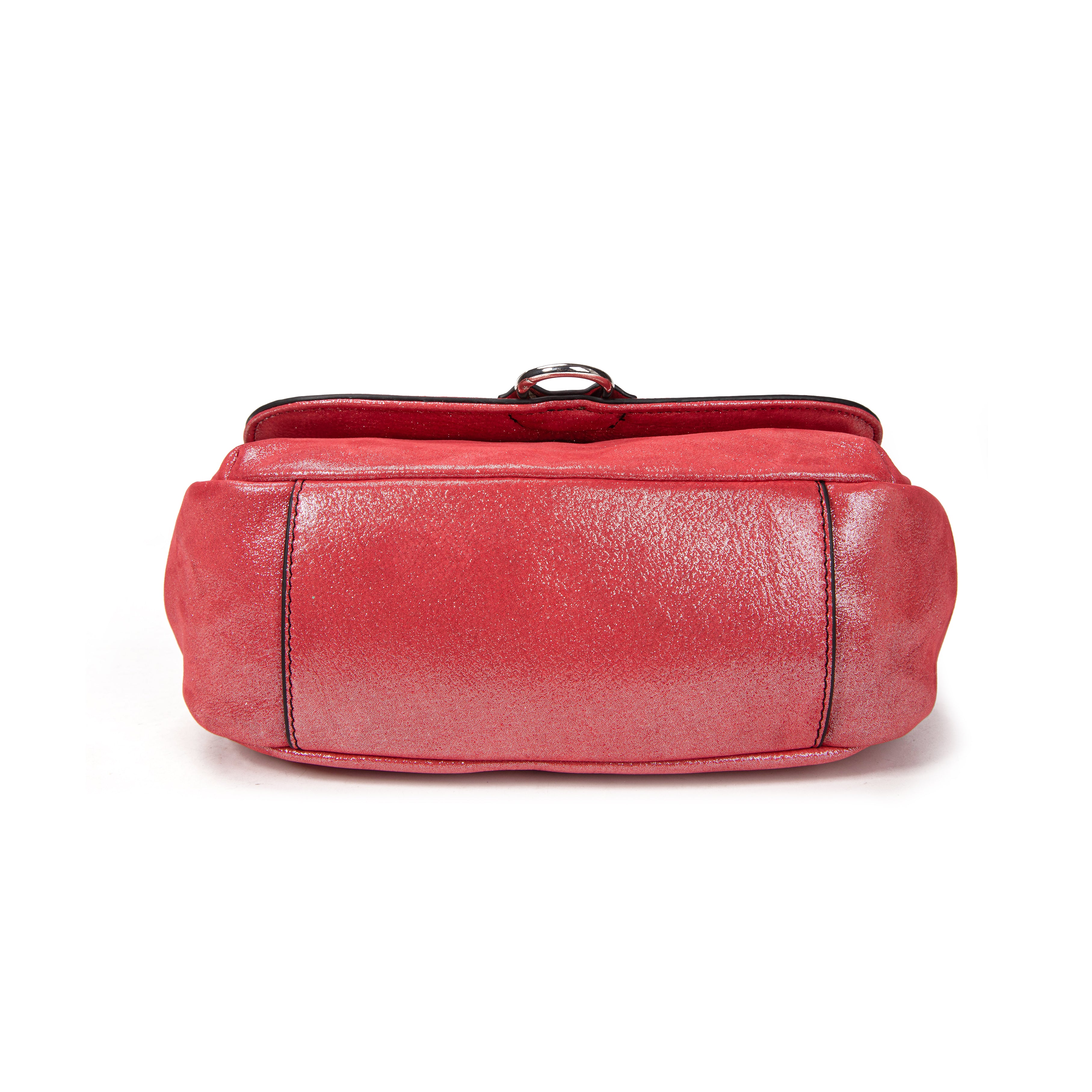 kate-lee-new-ully-glitter-sac-bandouli-re-cuir-rouge image 5