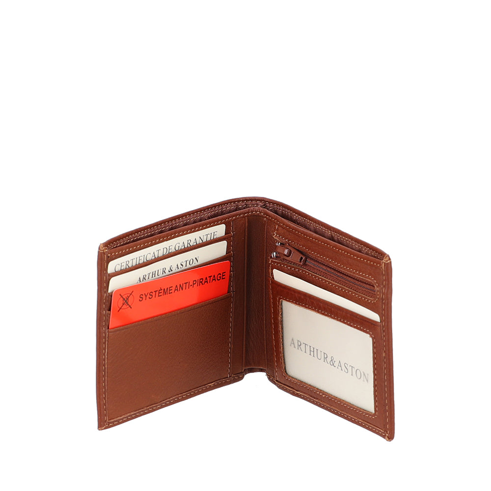 arthur-et-aston-ange-porte-cartes-cuir-cognac-rfid image 4