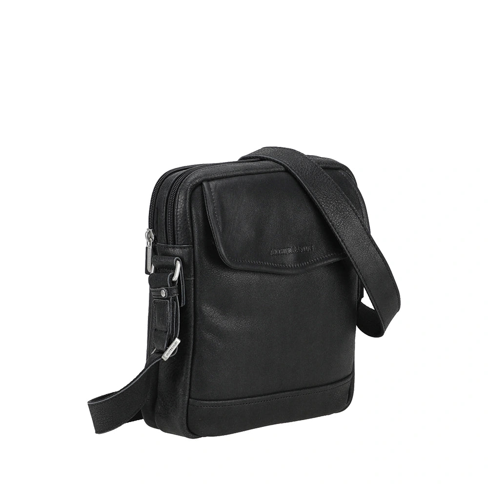arthur-et-aston-owen-sac-travers-xl-cuir-noir image 2