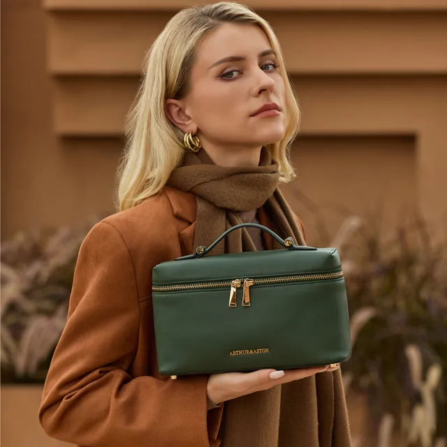 arthur-et-aston-elma-sac-vanity-cuir-noir-bandouli-re image 1