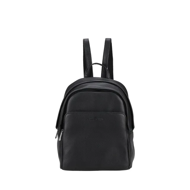 arthur-et-aston-ange-petit-sac-dos-cuir-noir image 1