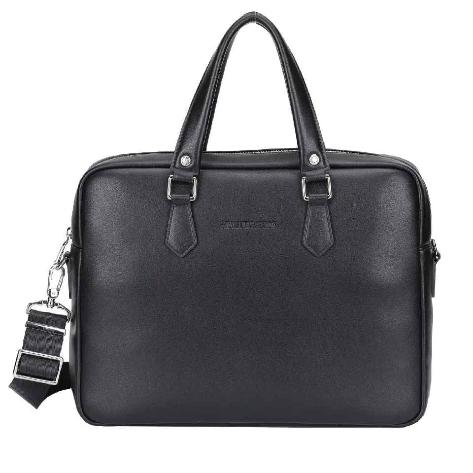 arthur-et-aston-walter-porte-documents-cuir-noir-a4-ordinateur image 1