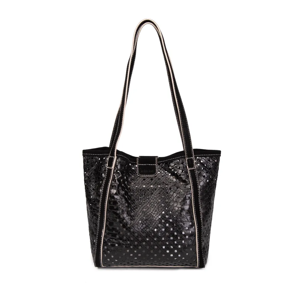 kate-lee-m-ryve-sac-cabas-noir-vachette-perfor-e image 1